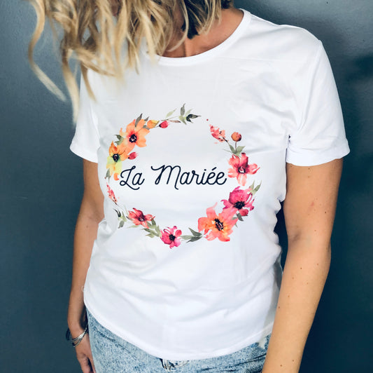 T-shirt EVJF - La mariée - Blandine