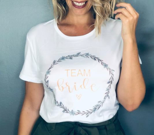 T-shirt EVJF Team de la mariée - Gaïa